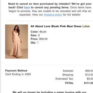 Lulu long bridesmaids dress